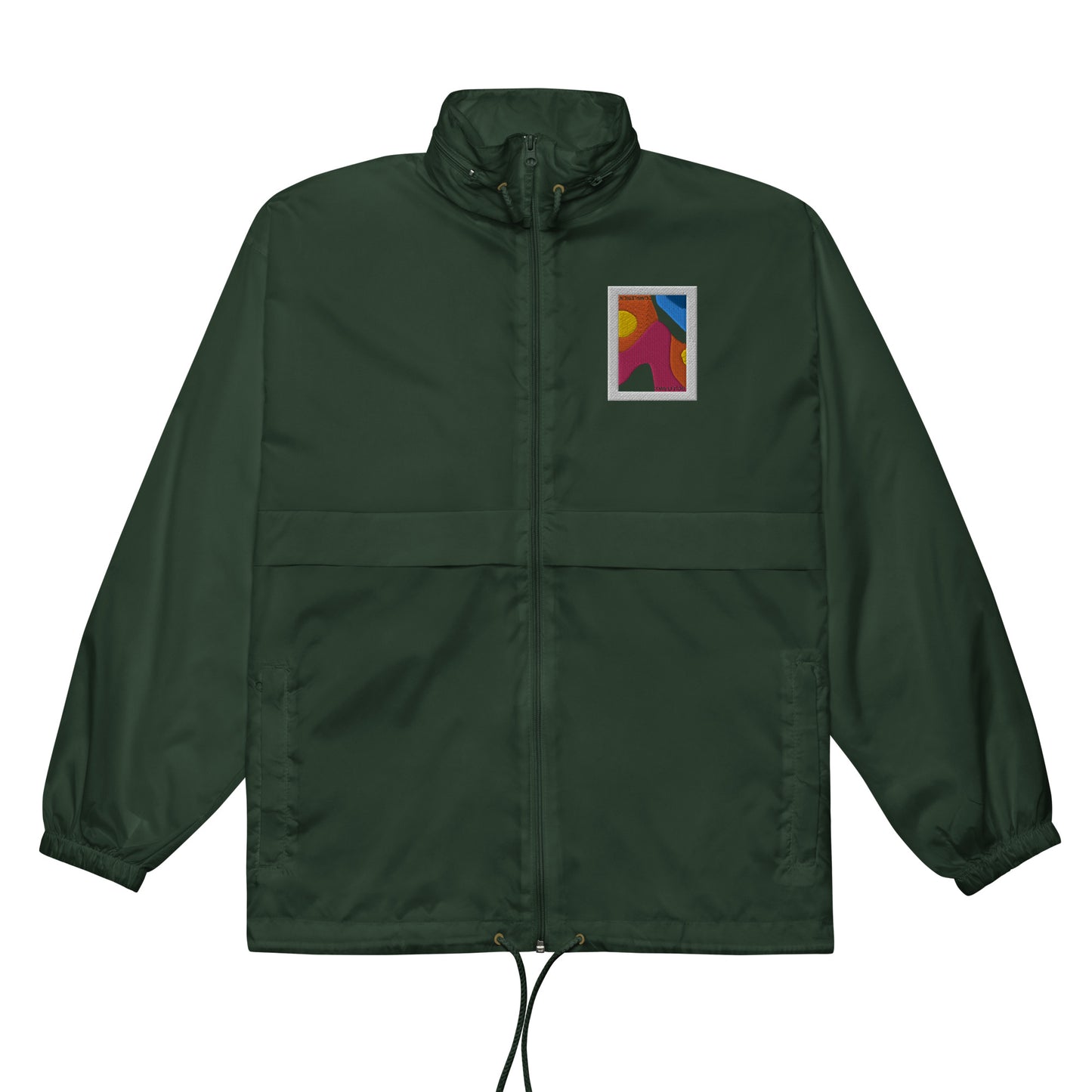 Colorful Embroidered Unisex windbreaker